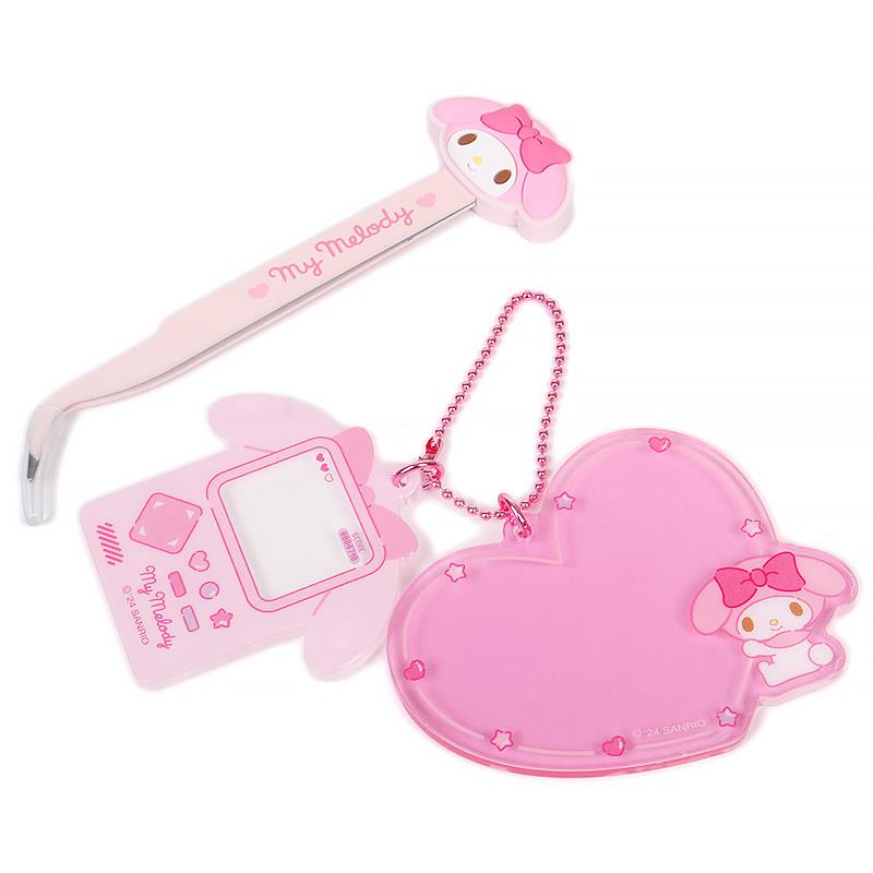 sanrio-my-melody-enjoy-idol-series-tweezers-deco-charm-set