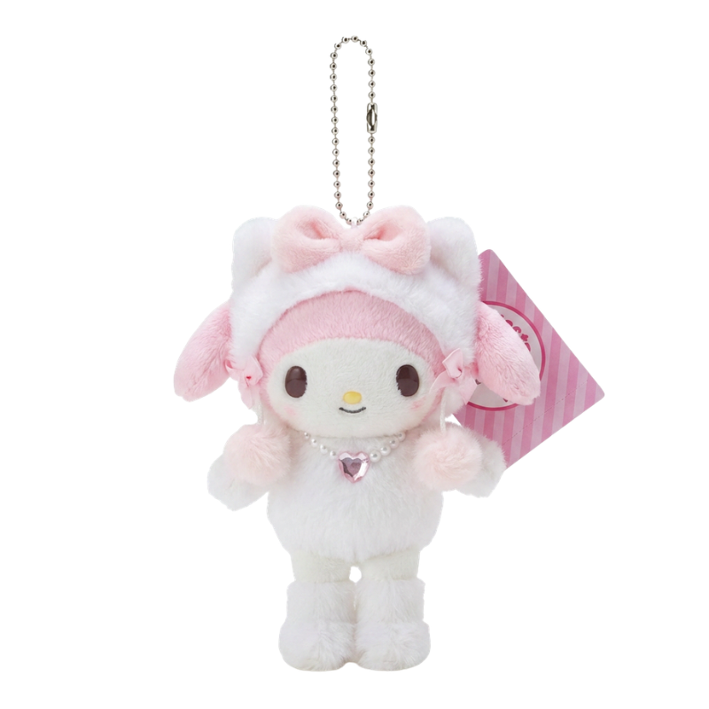 sanrio-my-melody-harajuku-limited-long-leg-mascot-holder-keychain