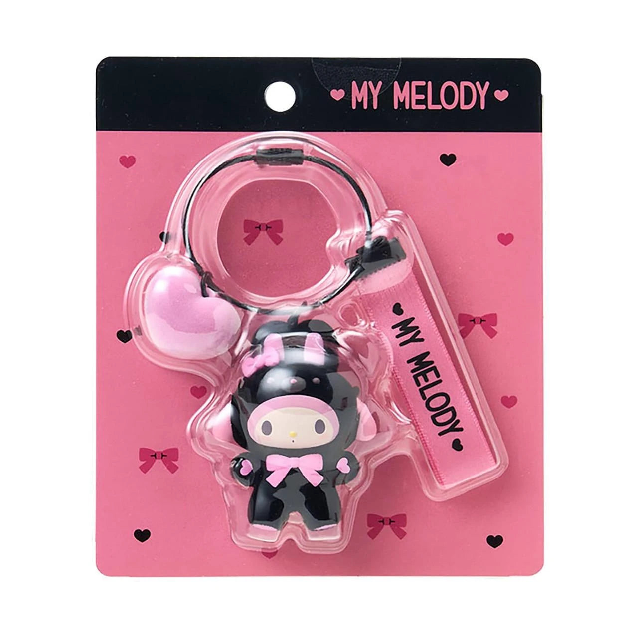 sanrio-my-melody-makkuro-animals-keychain-accessory