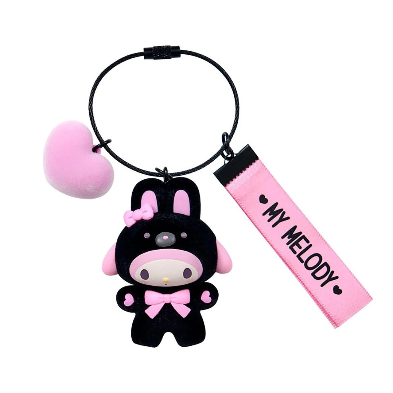 sanrio-my-melody-makkuro-animals-keychain-accessory