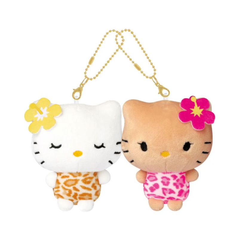 sanrio-nikonui-hello-kitty-mimmy-mascot-holder-keychain-set-a-TANNED-LEOPARD-PRINT