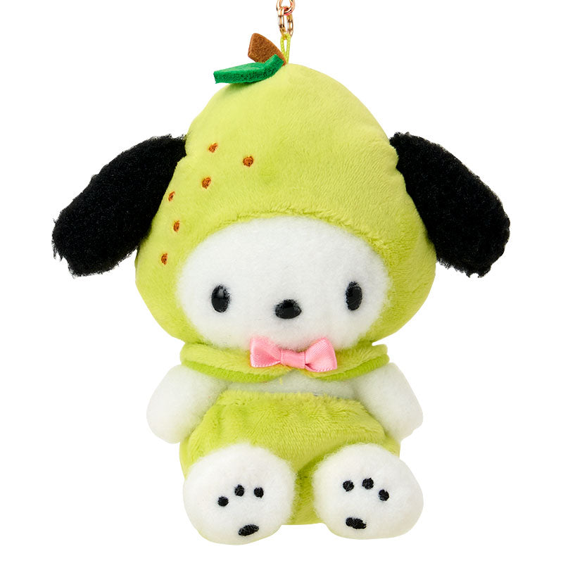 sanrio-pochacco-fruits-mascot-holder-keychain-pear