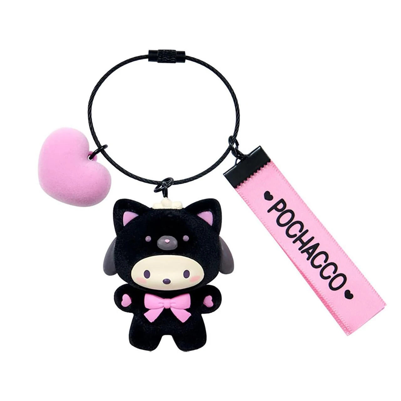 sanrio-pochacco-makkuro-animals-keychain-accessory