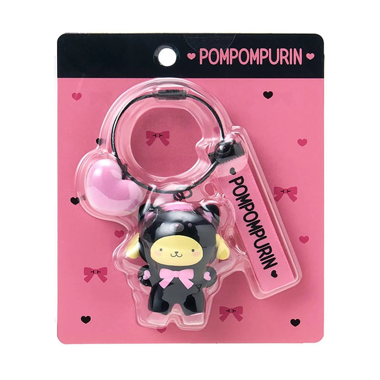 sanrio-pompompurin-makkuro-animals-keychain-accessory