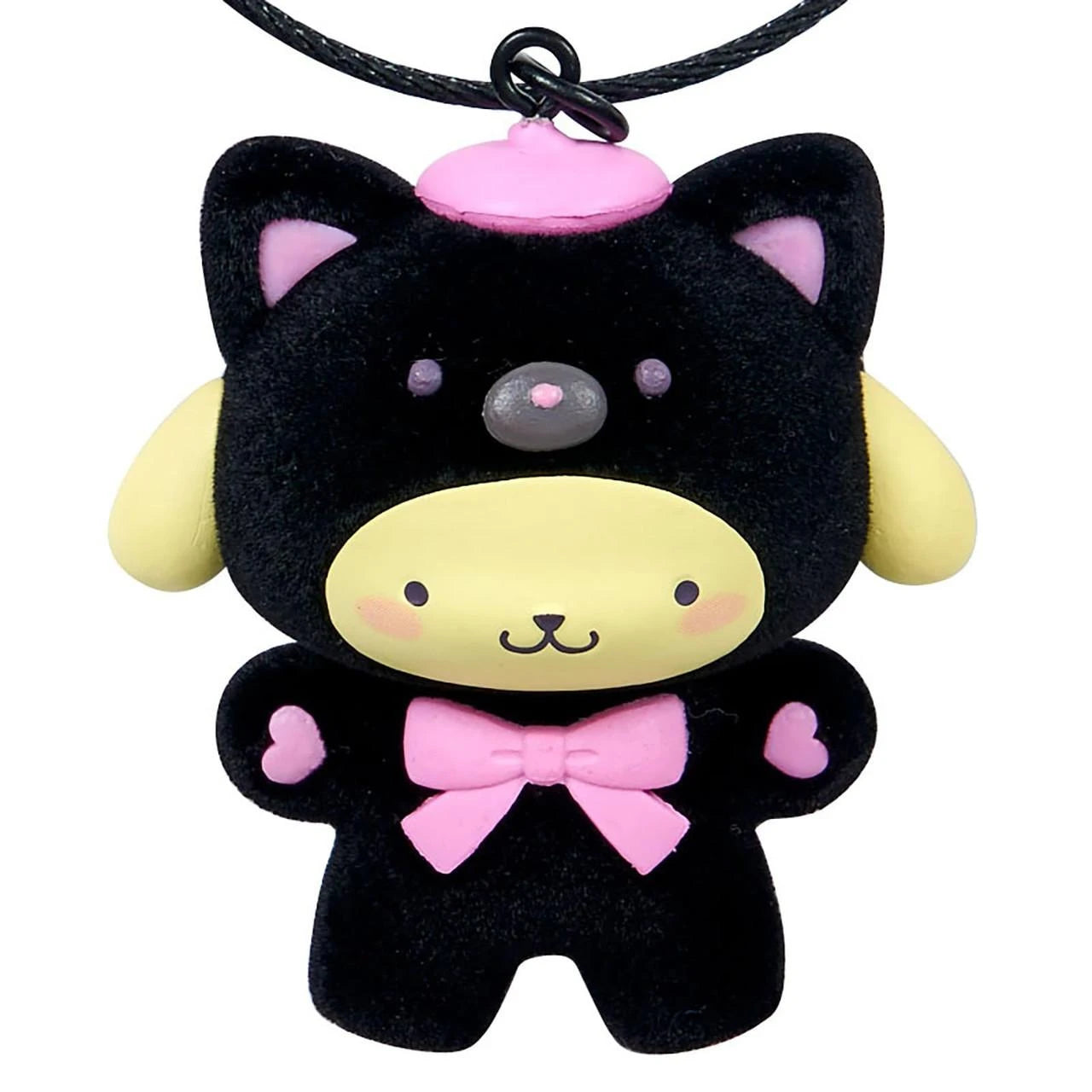 sanrio-pompompurin-makkuro-animals-keychain-accessory