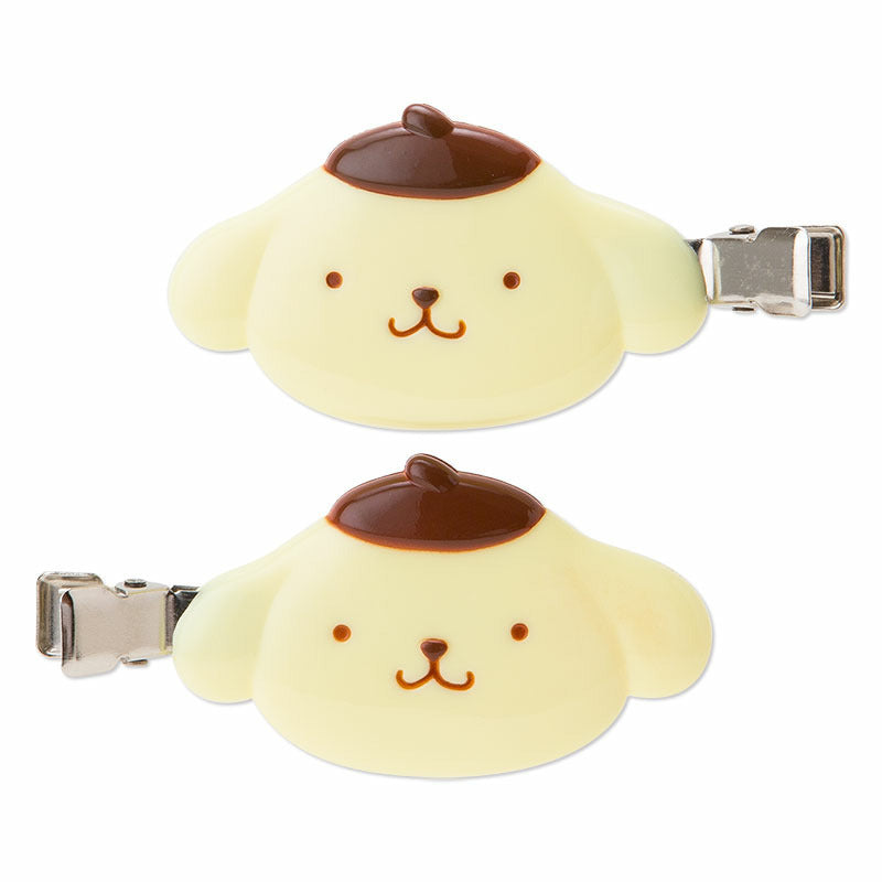 sanrio-pompompurin-face-hair-clip-set-of-2