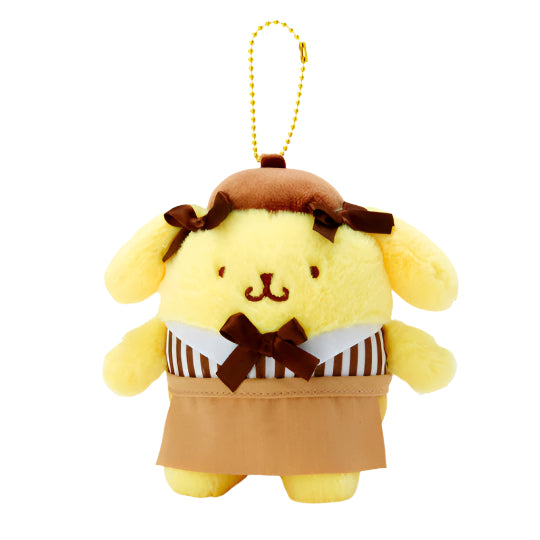 sanrio-pompompurin-maid-diner-mascot-holder-keychain