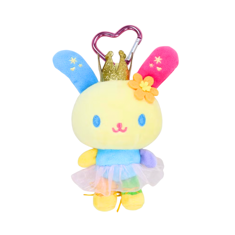 sanrio-usahana-ballerina-heart-carabiner-mascot-holder-keychain