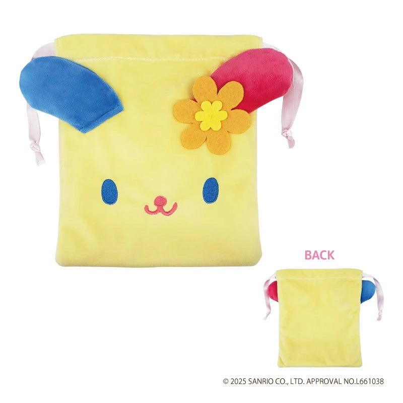 sanrio-usahana-face-drawstring-bag