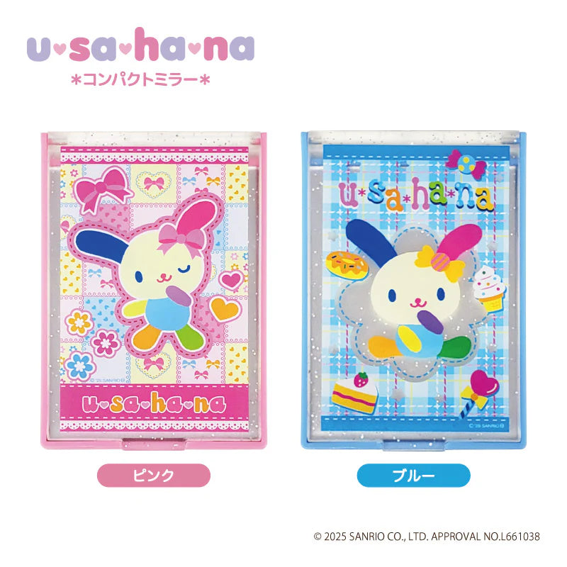 sanrio-usahana-pink-compact-mirror