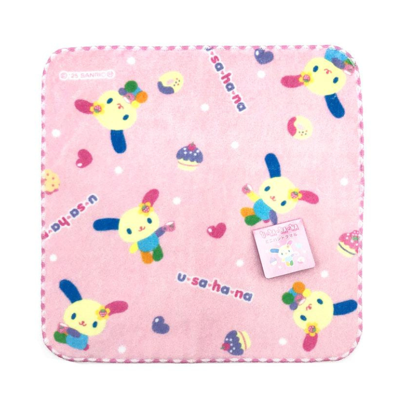 sanrio-usahana-pink-mini-hand-towel