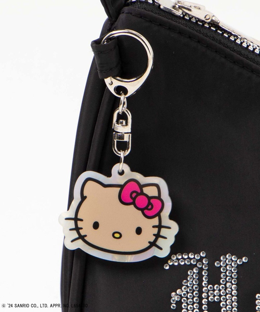 sanrio-x-wego-hello-kitty-black-glimmer-shoulder-bag