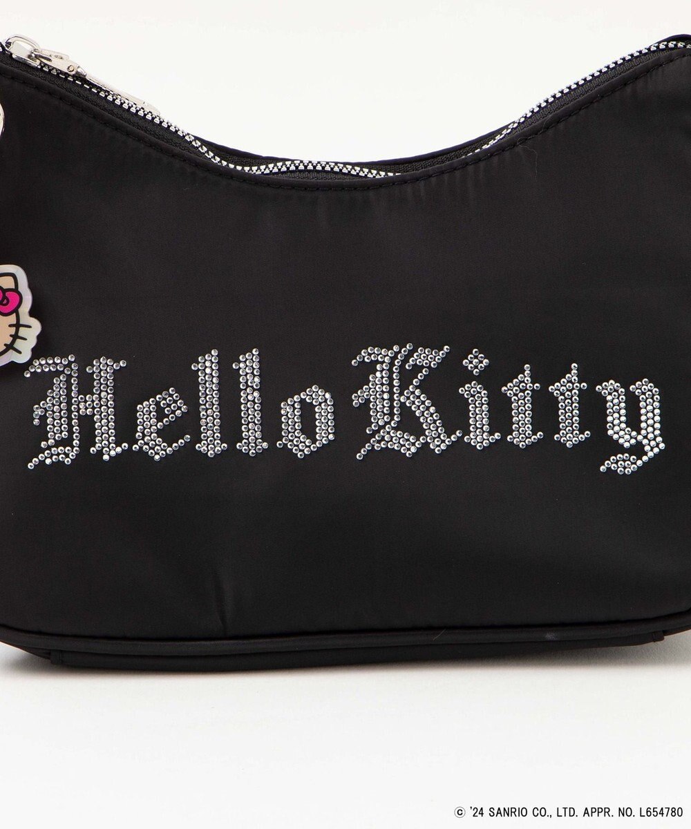 sanrio-x-wego-hello-kitty-black-glimmer-shoulder-bag