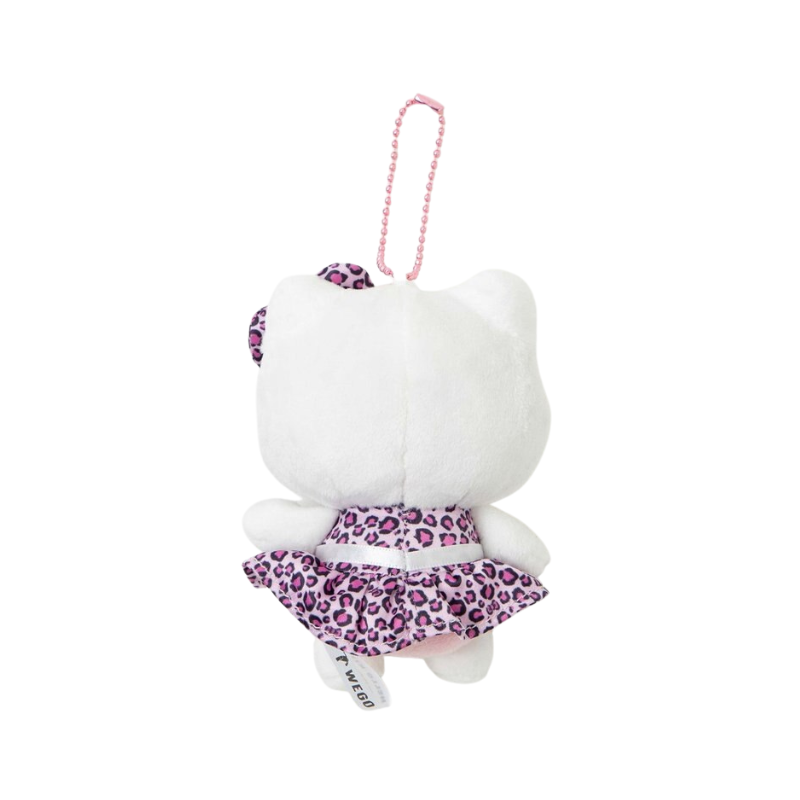 sanrio-x-wego-hello-kitty-pink-leopard-print-mascot-holder-keychain