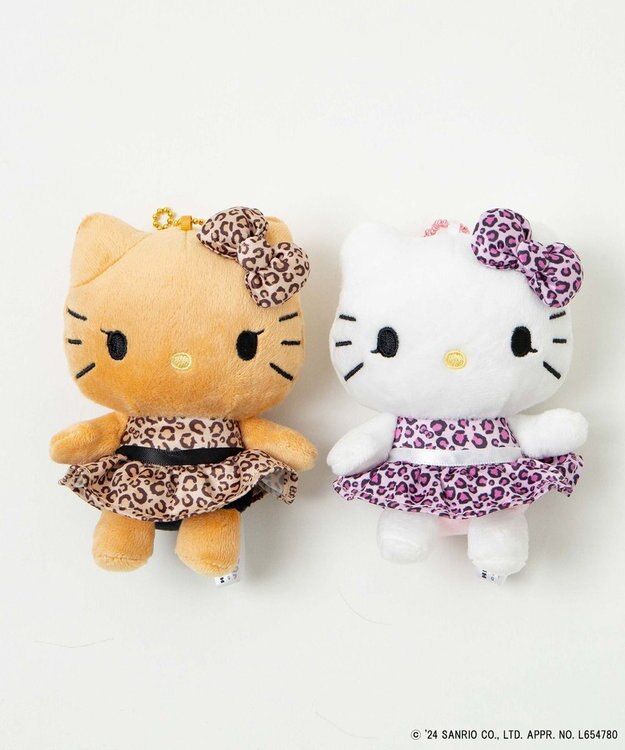 sanrio-x-wego-hello-kitty-pink-leopard-print-mascot-holder-keychain