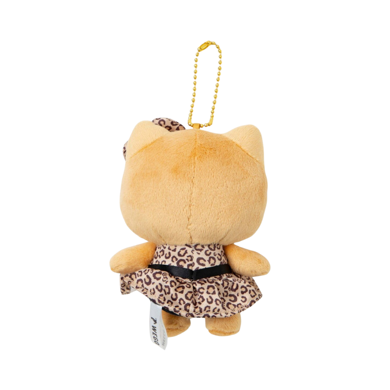sanrio-x-wego-hello-kitty-tanned-leopard-print-mascot-holder-keychain