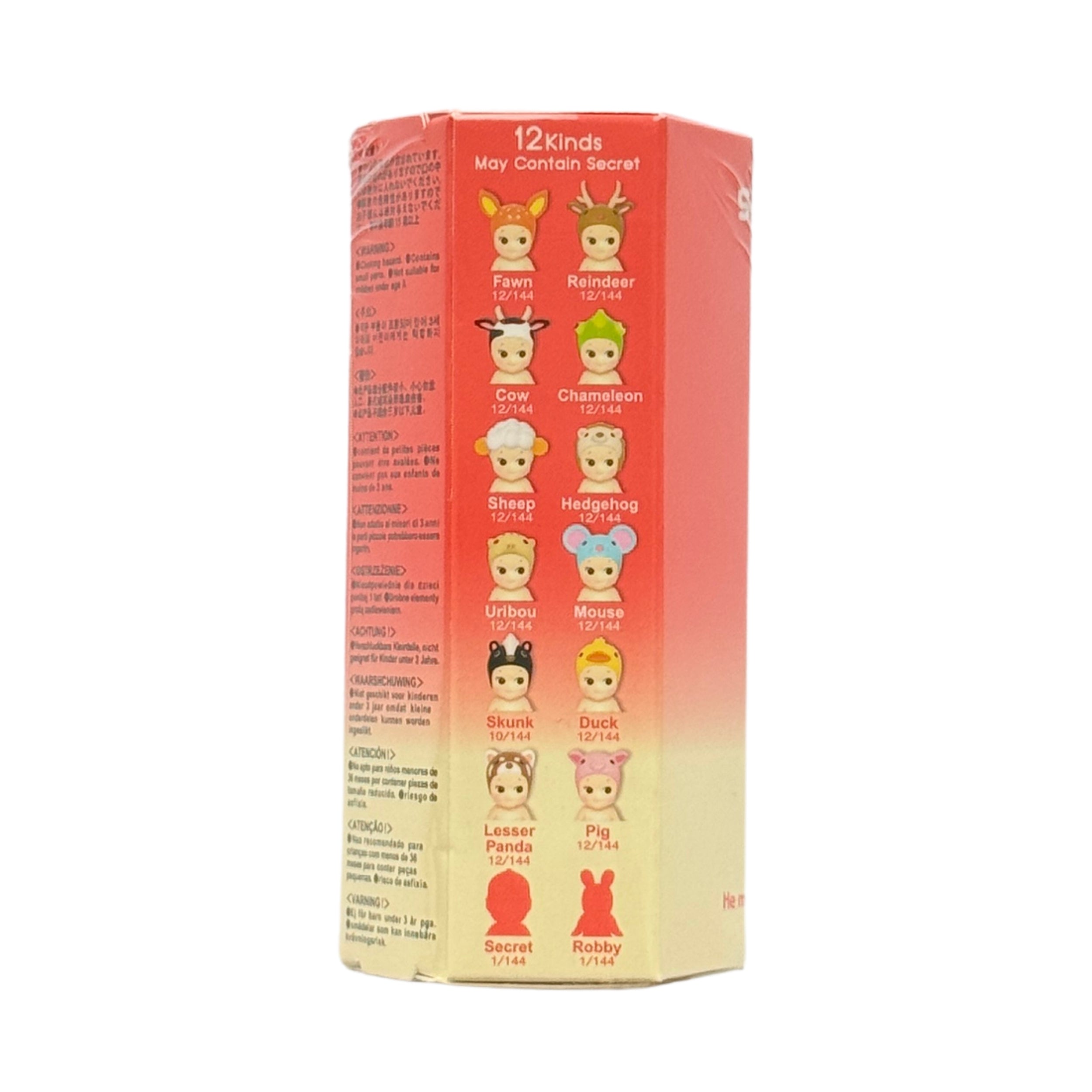 Sonny Angel Animal Series 2 blind box, back of packaging