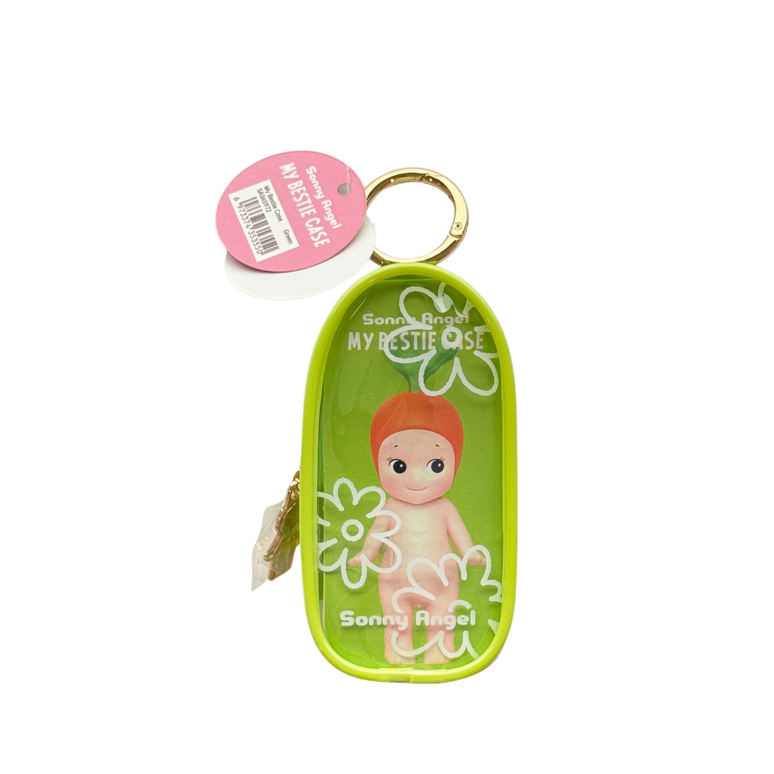 Sonny Angel My Bestie Case display case in green, front
