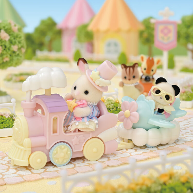 sylvanian-families-amusement-park-vehicle-train-and-airplane-set