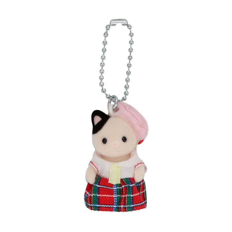sylvanian-families-charcoal-cat-sailor-uniform-keychain