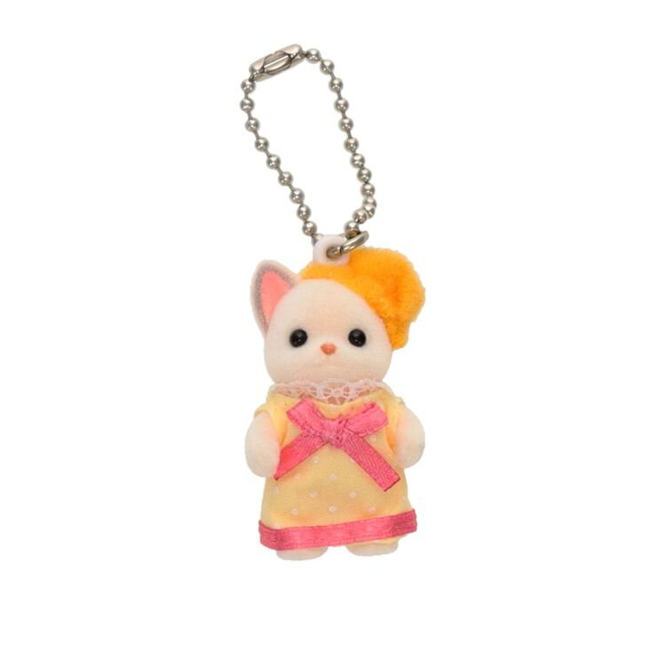 sylvanian-families-chihuahua-yellow-dress-keychain