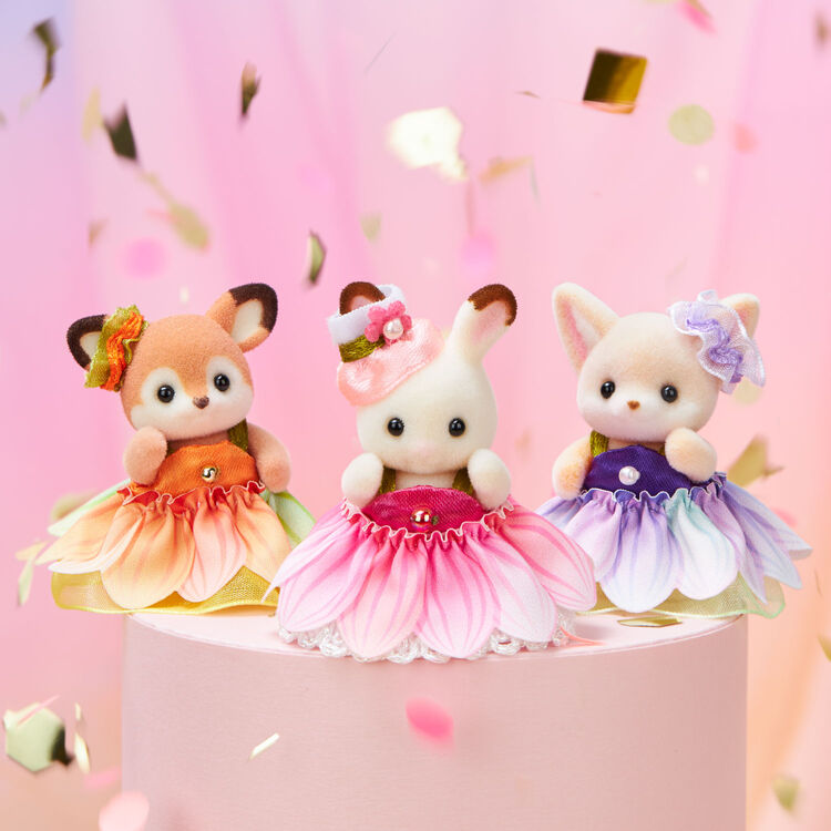 sylvanian-families-flower-dress-baby-trio