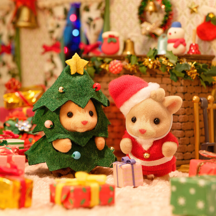 sylvanian-families-friendly-christmas-baby-pair-set