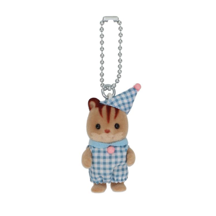 sylvanian-families-walnut-squirrel-pajamas-keychain