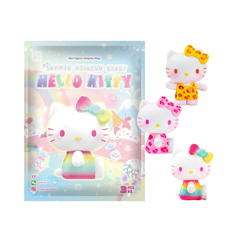top-toy-x-hello-kitty-summer-rainbow-candy-mini-figures-blind-bag-3pc-