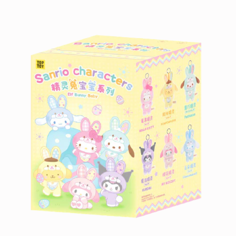 top-toy-x-sanrio-characters-elf-bunny-baby-vinyl-plush-keychain-blind-box