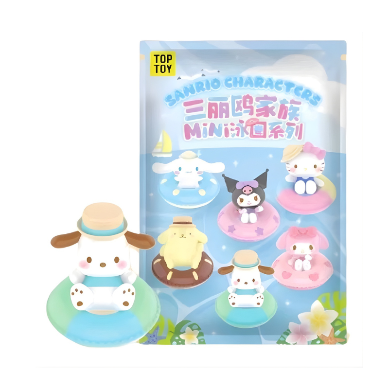 top-toy-x-sanrio-characters-mini-swimming-ring-blind-bag-3pc-